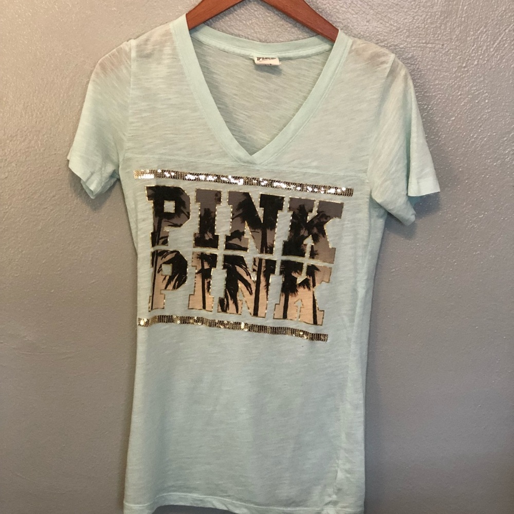 Pink graphic tee